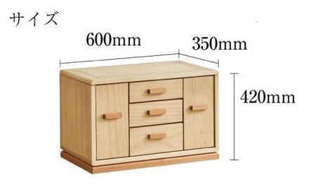 総桐鏡台「小さなつづら」（収納移動型）