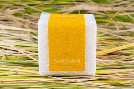 2025年秋収穫分 福岡県大川市産ヒノヒカリ キューブデザイン 3個入り【ギフト包装】 　