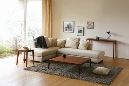 【開梱設置】高野木工 モル 130×70ローテーブル ウォルナット【10年保証】