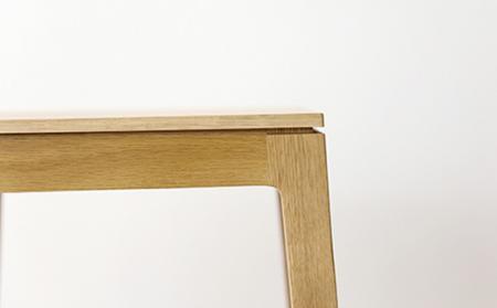 【開梱設置】高野木工 モル 120×40コンソールテーブル ホワイトオーク【10年保証】