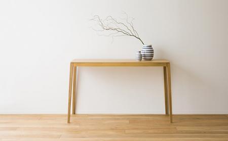 【開梱設置】高野木工 モル 120×40コンソールテーブル ウォルナット【10年保証】