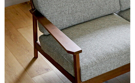 【開梱設置】高野木工 CEBU セブ ソファ 2.5人掛け ウォルナット 【10年保証】