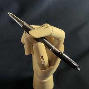 【木製シャープペンシル 0.5mm（黒柿・艶消し仕上げ）2Pice】木製シャープペンシル 木軸シャープペンシル 銘木 プレゼント 贈り物 記念品 贈答品 MUKU屋 MUFactory