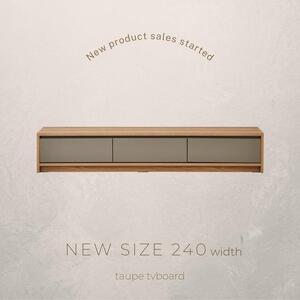 【大川家具】トープ240テレビボード 開梱設置 テレビボード メラミン テレビ台 アイカ工業 国産 木目 高級 TVボード チェスト 収納キャビネット オーク ウォルナット 河口家具製作所 国産家具