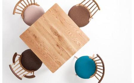 【BENCA】JASMINE ダイニングチェア H（オーク×ウォールナット）