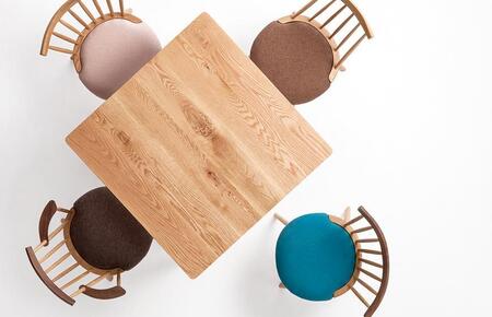 【BENCA】JASMINE ダイニングチェア M（オーク×ブラックチェリー）