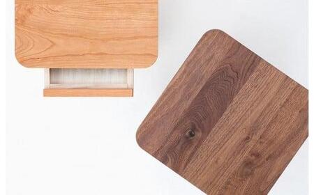 【BENCA】ROOIBOS サイドテーブル（ブラックチェリー）