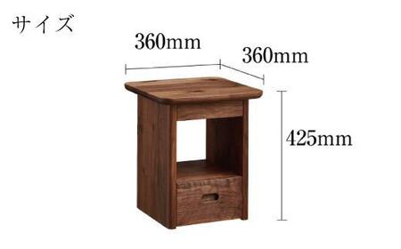 【BENCA】ROOIBOS サイドテーブル（ウォールナット）