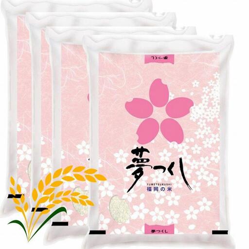 【令和7年産】福岡県産ブランド米「夢つくし」白米 20kg