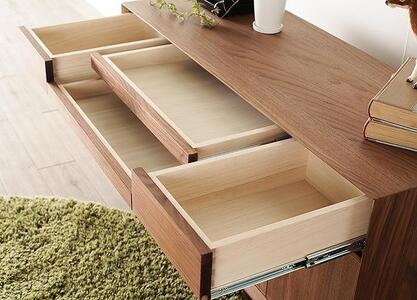 大川家具 レフライン 120cm リビングボード 収納 天然木ウォールナット 野中木工所