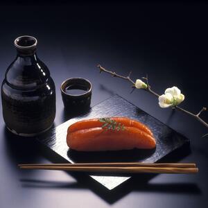 宮近　無着色　辛子明太子　1kg(1本物)　化粧箱　包装紙付