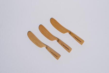 バターナイフ  17センチ 天然木 国産 大川家具