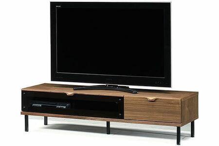 【幅152 奥行46 高さ38.3】シモン152テレビボード （ウォールナット）