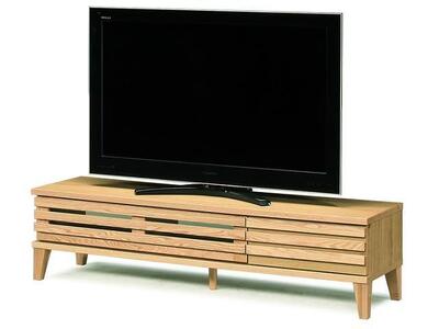 【幅153.1 奥行41.5 高さ39.3】セゾン153テレビボード（レッドオーク）