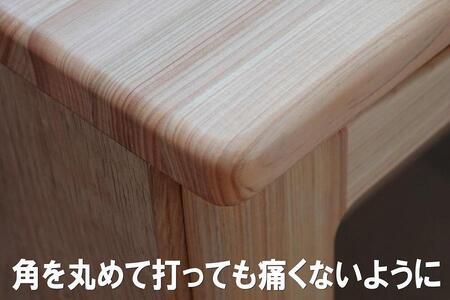 【幅118.5 奥行42 高さ75.3】OKティアラ国産ヒノキ120サイドボード