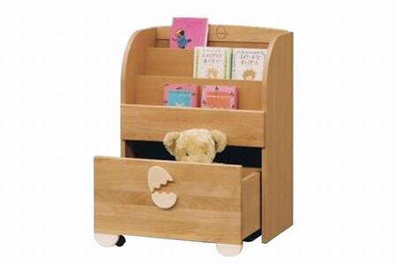 【幅60 奥行42 高さ80.3】お片づけしたくなる園児子供収納「たまご６０絵本棚おもちゃ収納」