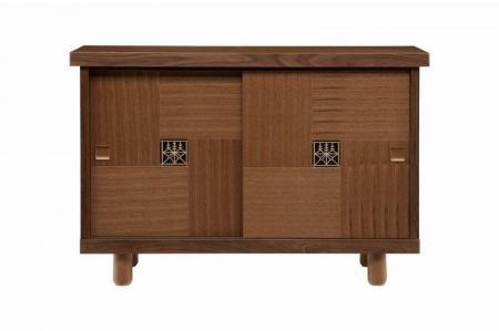 【幅150 奥行43 高さ87】啓匠150下駄箱（サクラ）