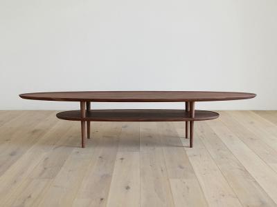 BORDO Oval Table 105 walnut