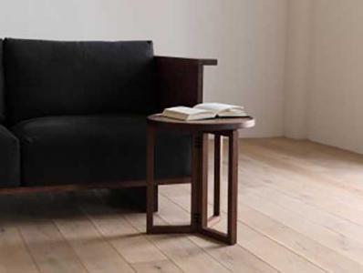 SPAGO Circle Table 042 High walnut