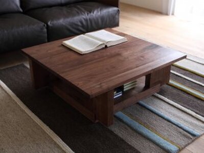 CARAMELLA Living Table 1206 walnut (wood top)