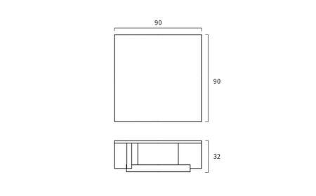 CARAMELLA Living Table 0909 walnut (wood top)