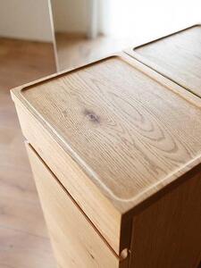 CARAMELLA Storage Mirror (L) oak