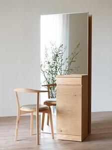 CARAMELLA Storage Mirror (L) oak