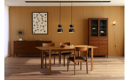 【開梱設置】高野木工 LAITON レトン ダイニングテーブル ウォルナット W180×D90【10年保証】