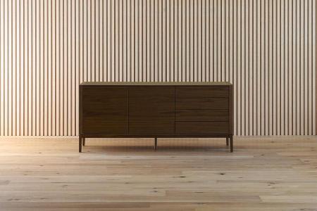 【開梱設置】高野木工 MOL モル 170サイドボード ウォルナット【10年保証】