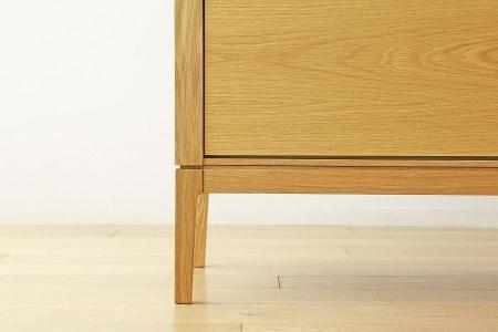 【開梱設置】高野木工 MOL モル 170サイドボード ホワイトオーク【10年保証】