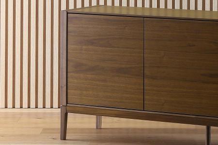 【開梱設置】高野木工 MOL モル 120サイドボード ウォルナット【10年保証】