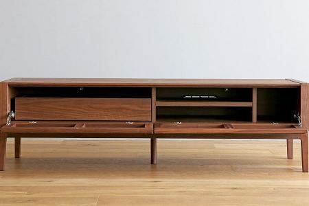 【開梱設置】高野木工 MOL モル 150TVボード ウォルナット【10年保証】