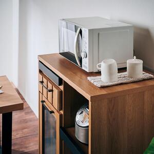 【Jyenero／ジェネロ 幅80cmレンジボード】★大容量の収納と部屋に合わせやすいデザイン