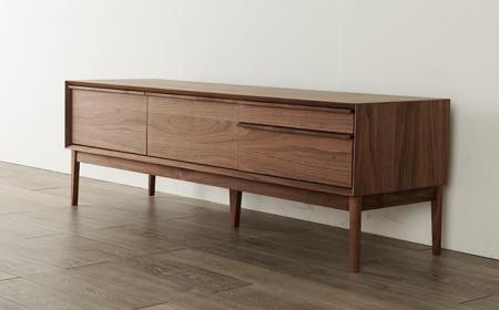 大川家具 レフライン 150cm テレビボード 収納 天然木ウォールナット 野中木工所