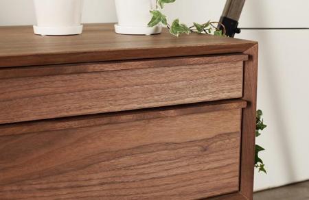 大川家具 レフライン 150cm テレビボード 収納 天然木ウォールナット 野中木工所