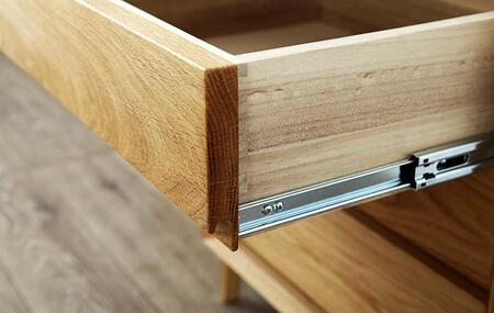 大川家具 レフライン 50cm リビングチェスト 収納タンス 天然木オーク(ナラ) 野中木工所