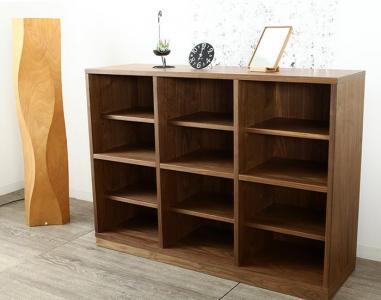 大川家具 関家具 棚 ルドルフ シェルフ ウォールナット 完成品 美品