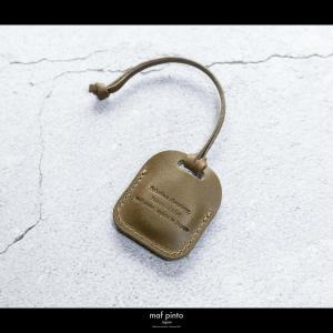 maf pinto (マフ ピント) air tag ケース カバー スクエア 保護 オリーブ レザー 本革 日本製