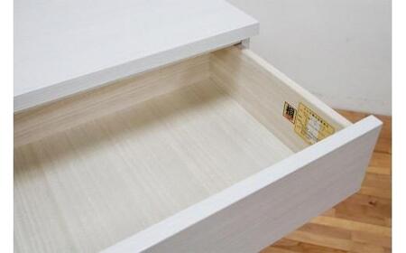 クローゼット チェスト 幅50 4段 奥行55 ホワイト色 タンス 押入れ収納 衣類収納 桐 箪笥 大川家具 丸田木工 フィット