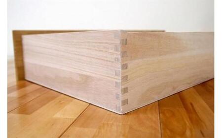 クローゼット チェスト 幅80 3段 奥行44 オーク色 タンス 押入れ収納 衣類収納 桐 箪笥 大川家具 丸田木工 フィット