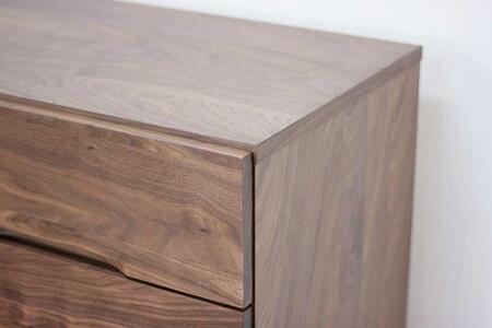 チェスト タンス 幅88 6段 奥行44 ウォールナット 無垢 桐たんす 箪笥 婚礼 衣類収納 大川家具 丸田木工 ナテュール