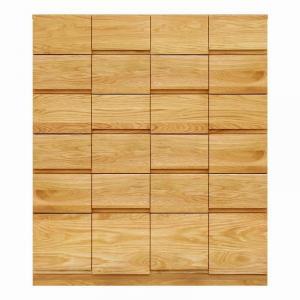 チェスト タンス 幅102 6段 奥行44 ホワイトオーク 無垢 桐たんす 箪笥 婚礼 衣類収納 大川家具 丸田木工 ココ