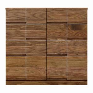 チェスト タンス 幅88 4段 奥行44 ウォールナット 無垢 桐たんす 箪笥 婚礼 衣類収納 大川家具 丸田木工 ココ