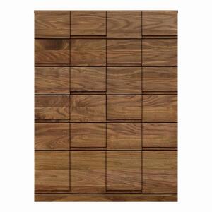 チェスト タンス 幅88 6段 奥行44 ウォールナット 無垢 桐たんす 箪笥 婚礼 衣類収納 大川家具 丸田木工 ココ