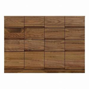 チェスト タンス 幅118 4段 奥行44 ウォールナット 無垢 桐たんす 箪笥 婚礼 衣類収納 大川家具 丸田木工 ココ