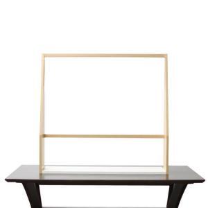 木枠付き 透明アクリル パーテーション 受付業務用
