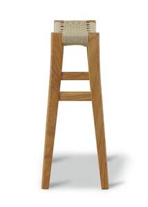＜マニフ＞キッチンスツール MS-04H(600)：わら（キナリ）