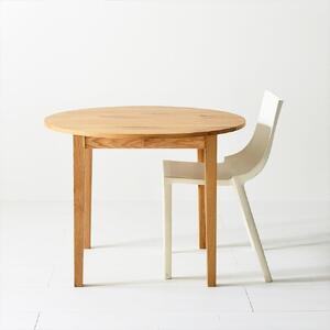 ＮＯ１ラウンドテーブル１２０　オーク　丸いテーブルでダイニングをカフェスペースに　オーク無垢材 円テーブル ダイニングテーブル