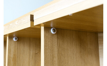 【開梱設置】高野木工 LECCE レッチェ 105マガジンレコードラック オーク【10年保証】