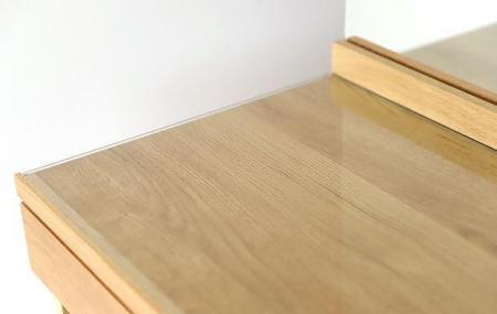 【開梱設置】高野木工 LECCE レッチェ 80ドレッサー(椅子付き) ホワイトオーク【10年保証】